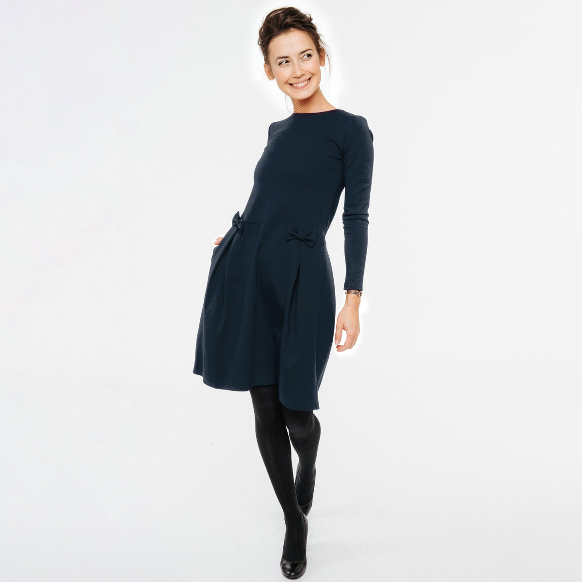 MADMUAZEL dress in gray green #Color_Gray green