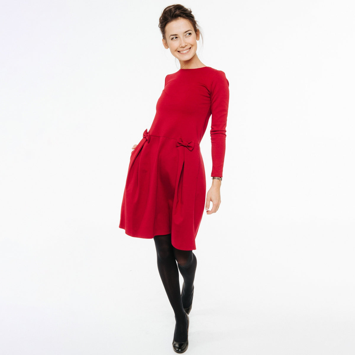 MADMUAZEL dress in red #Color_Red