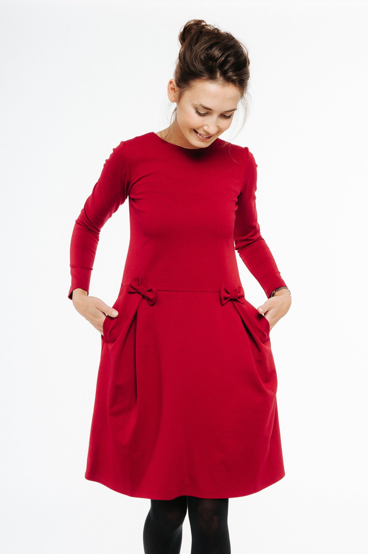 MADMUAZEL dress in red #Color_Red