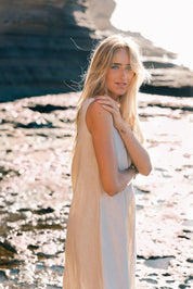 Robe en lin SUNSET de LeMuse, Beige, XS