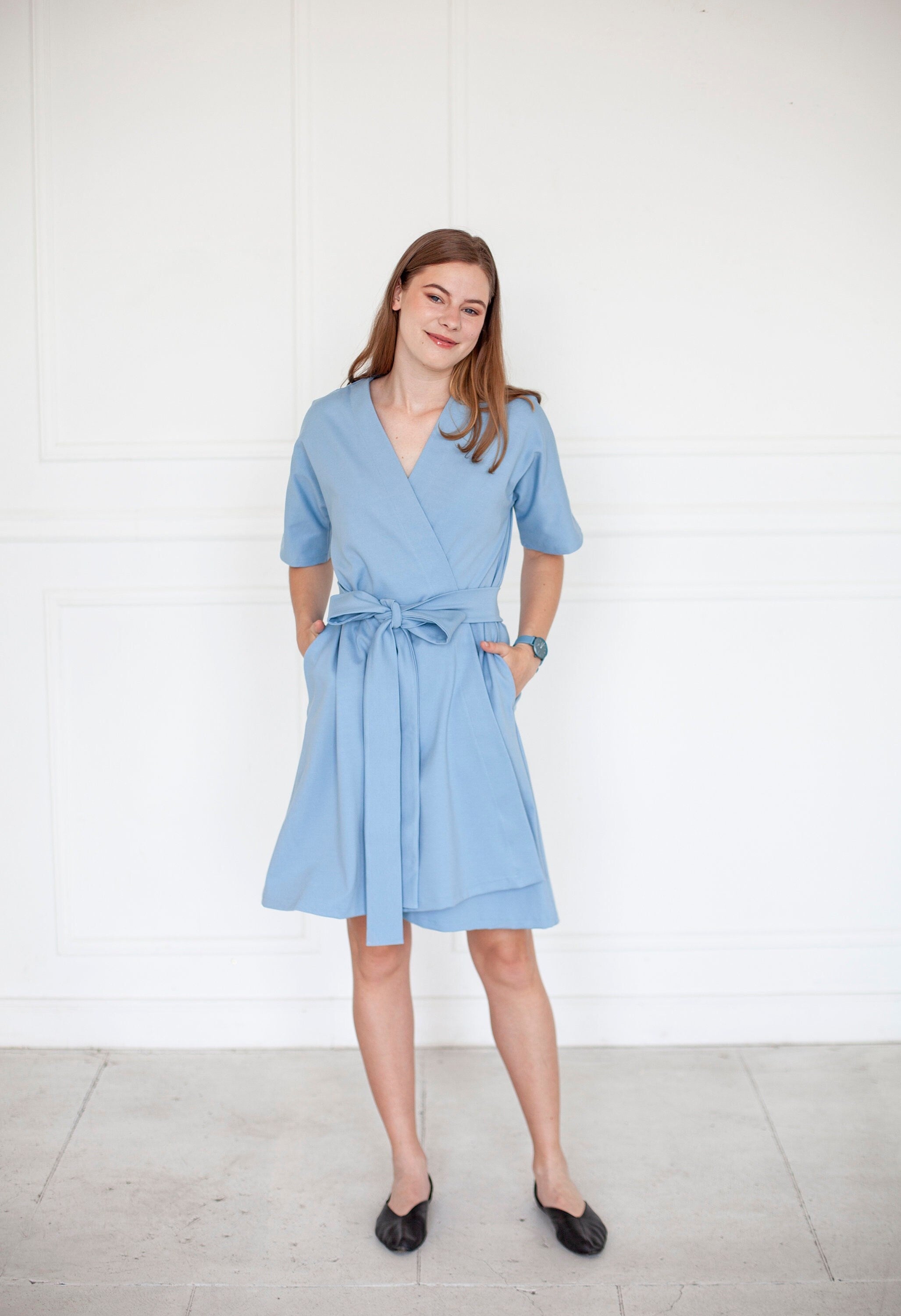 Robe LeMuse SUMMER MARINE, Bleu ciel, L