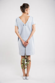 LeMuse SUMMER STRIPE dress, Sky blue, S