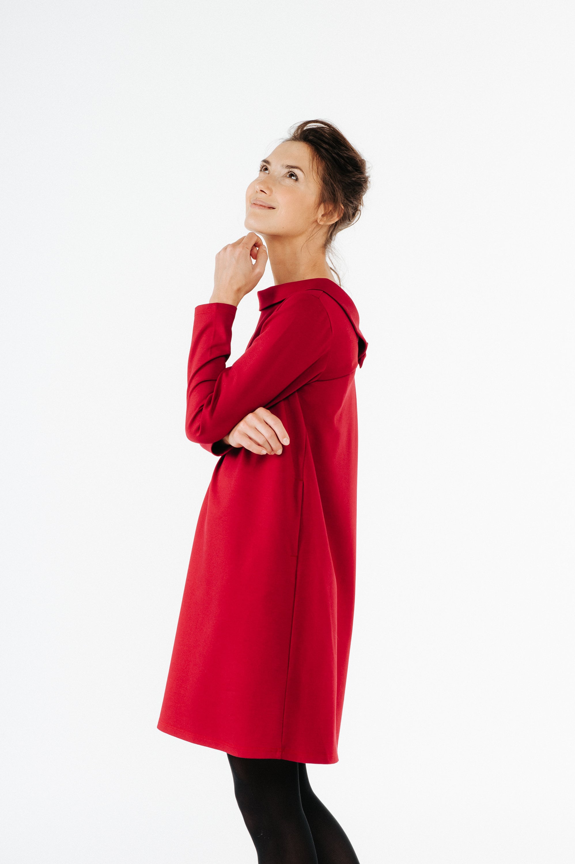 Vestido LeMuse STORY, Rojo, XL