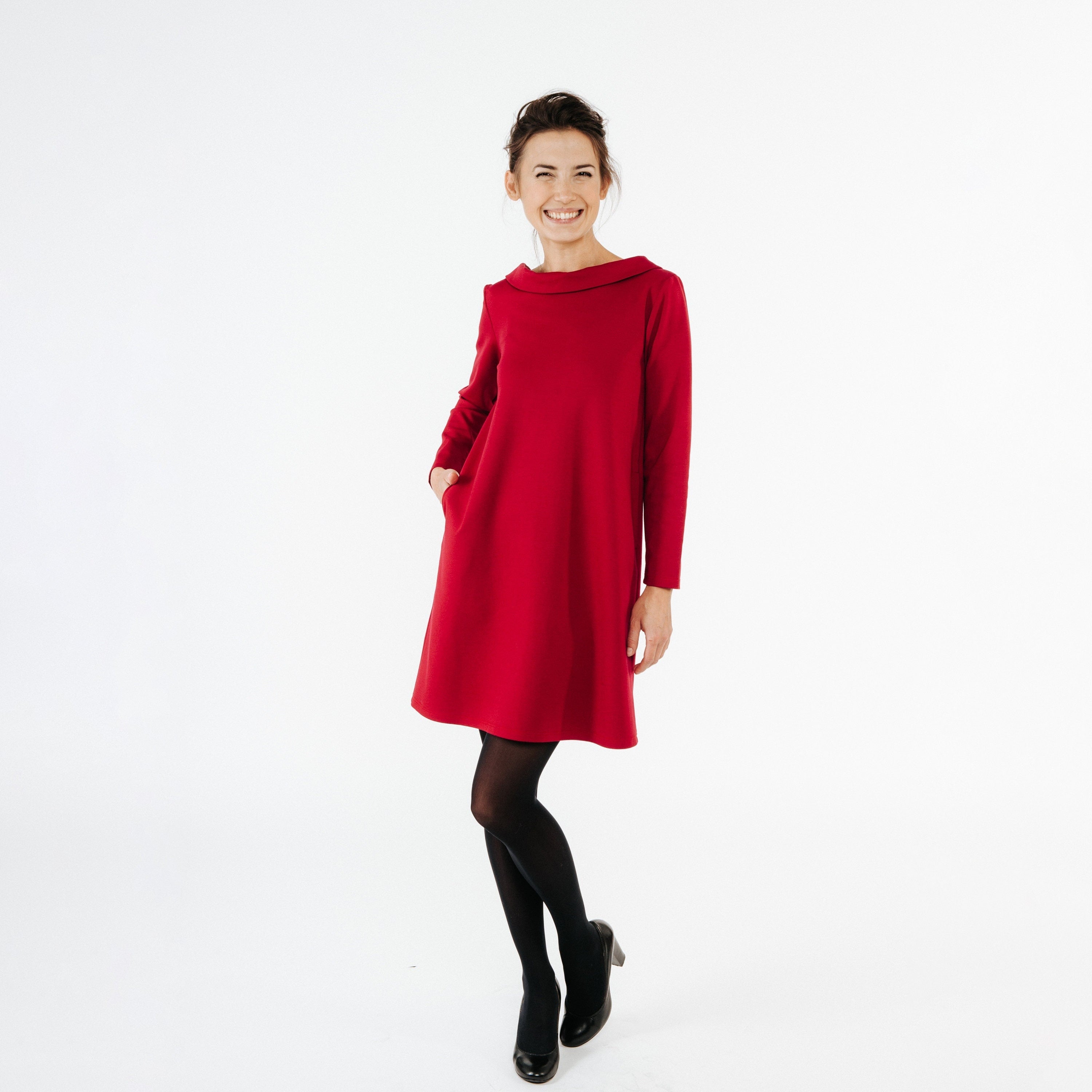 Vestido LeMuse STORY, Rojo, XL