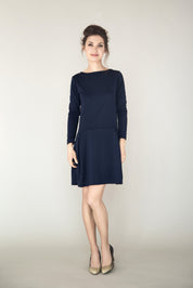 LeMuse SOFIA dress with a pockets, Black, XS