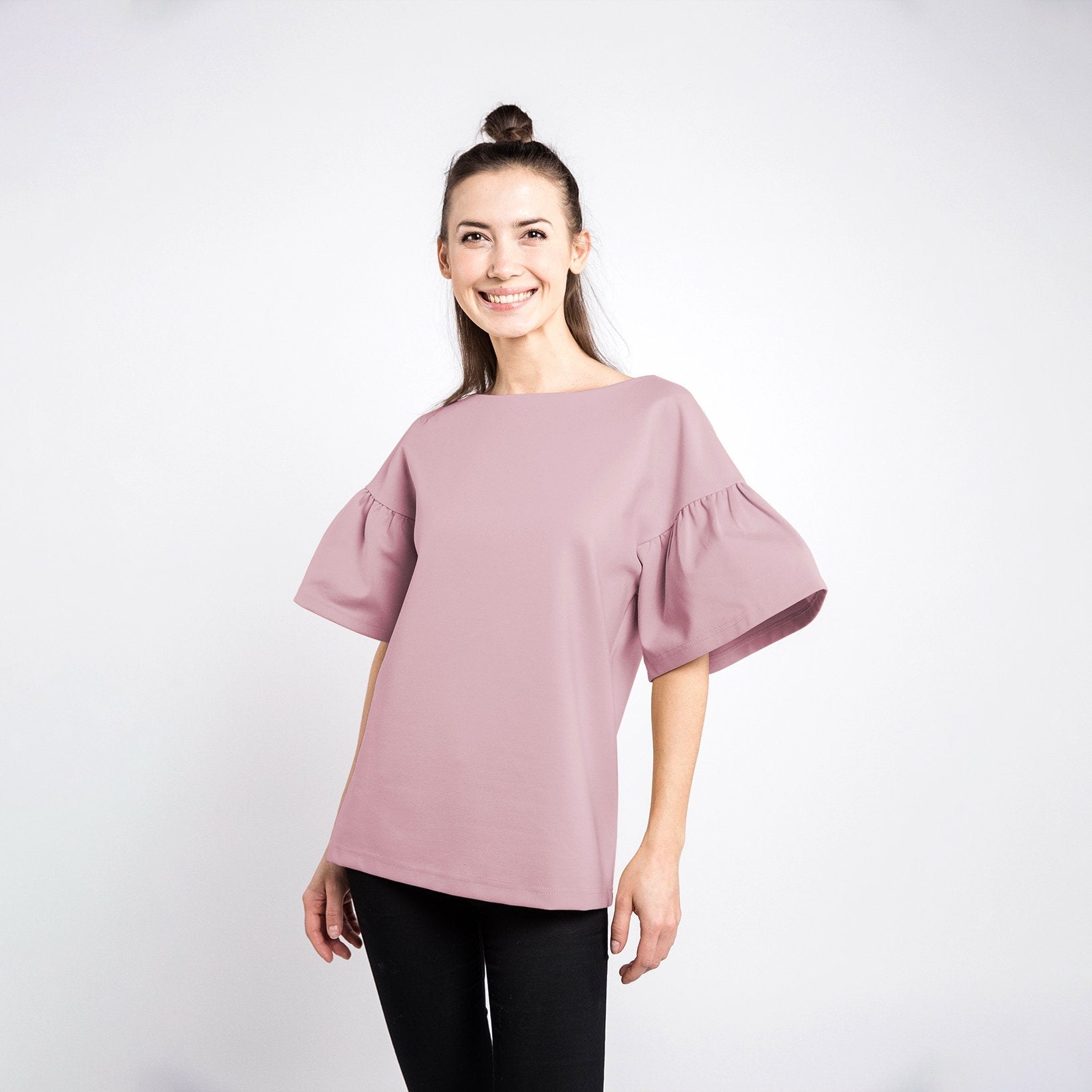 LeMuse LOVESTORY bluse, Dusty rose, S