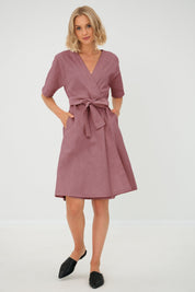 Robe d'été LeMuse CHLOE, vieux rose, S