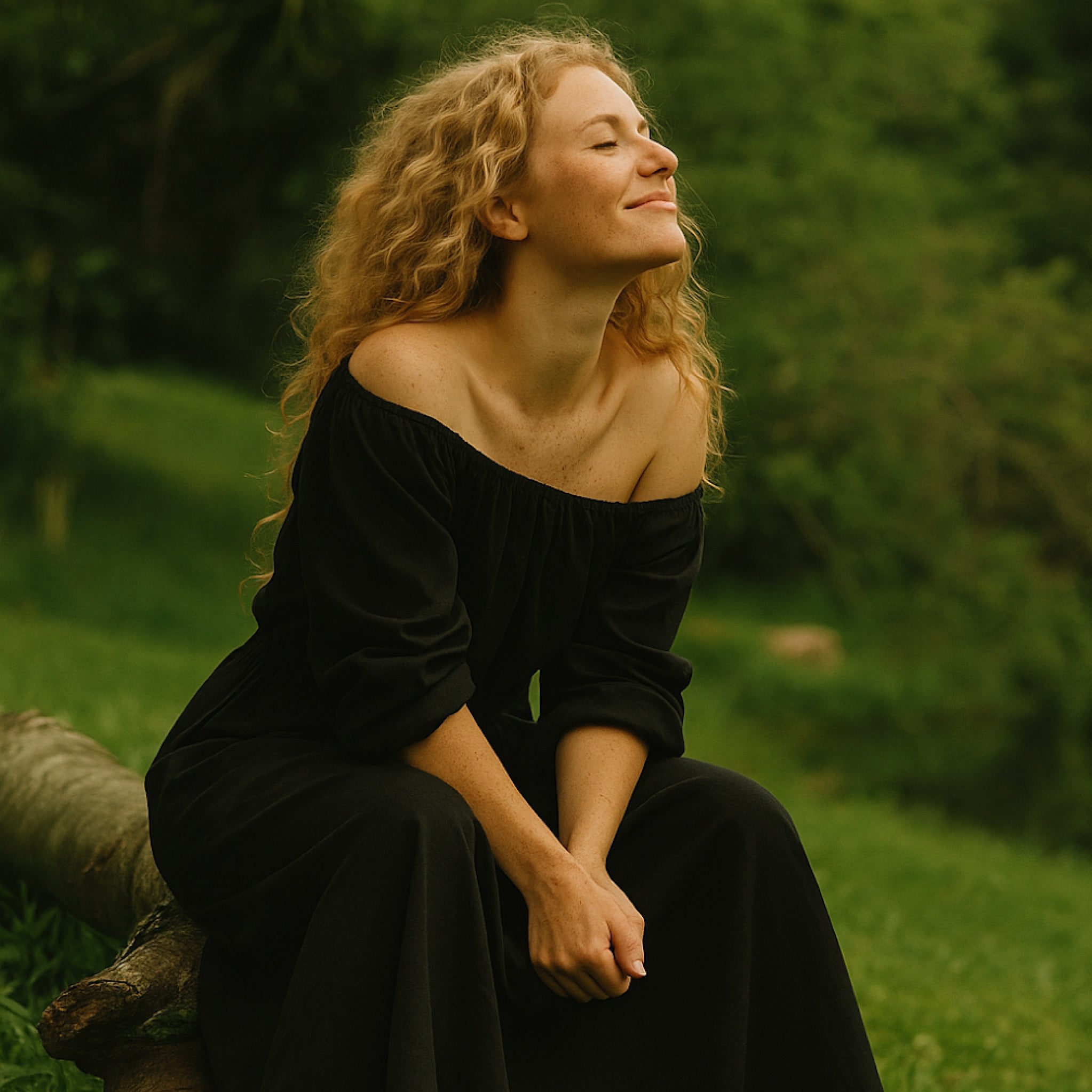 JULEJA — Off-Shoulder Gathered Maxi Dress