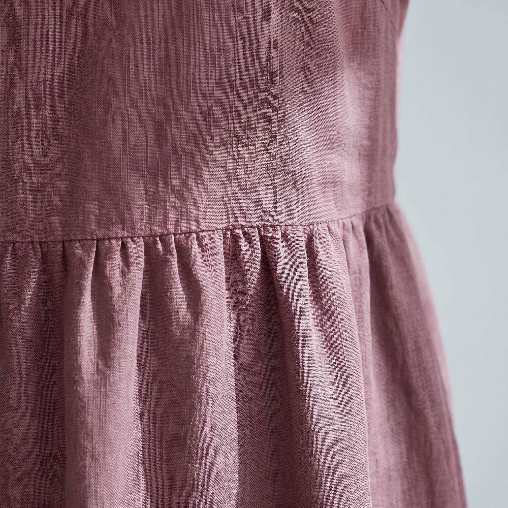 LUNA — Relaxed Linen Dress with Pockets