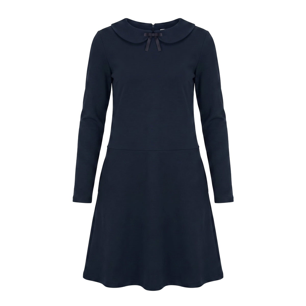 PARISIAN — Italian Punto Milano Knit Collar Dress