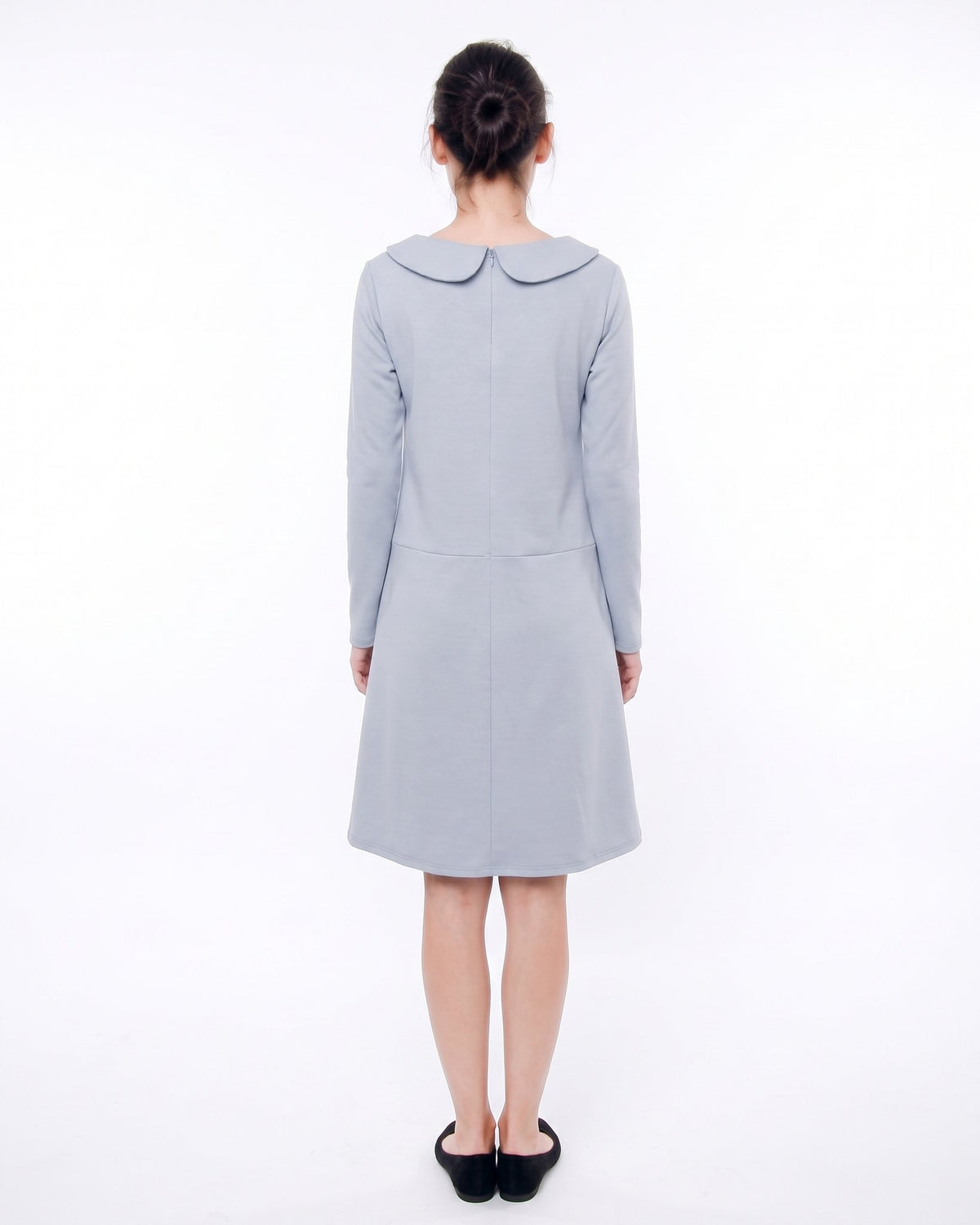 PARISIAN – Light gray suknelė, vaizdas iš nugaros #Color_Light gray