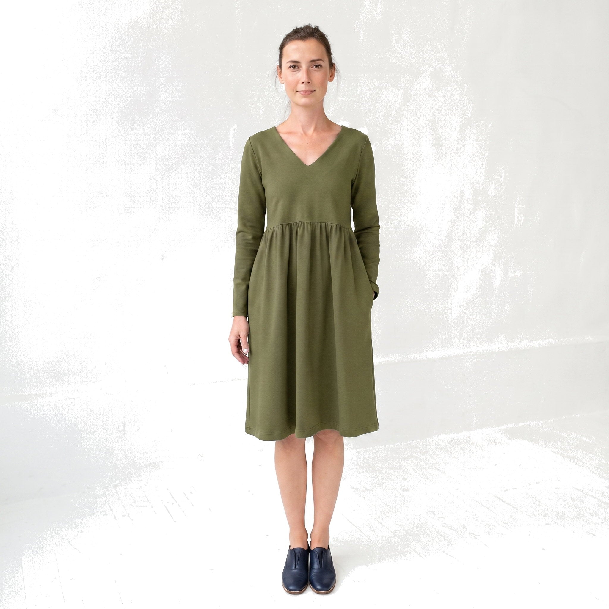 SUNSHINE — Italienisches Punto-Milano-Strickkleid