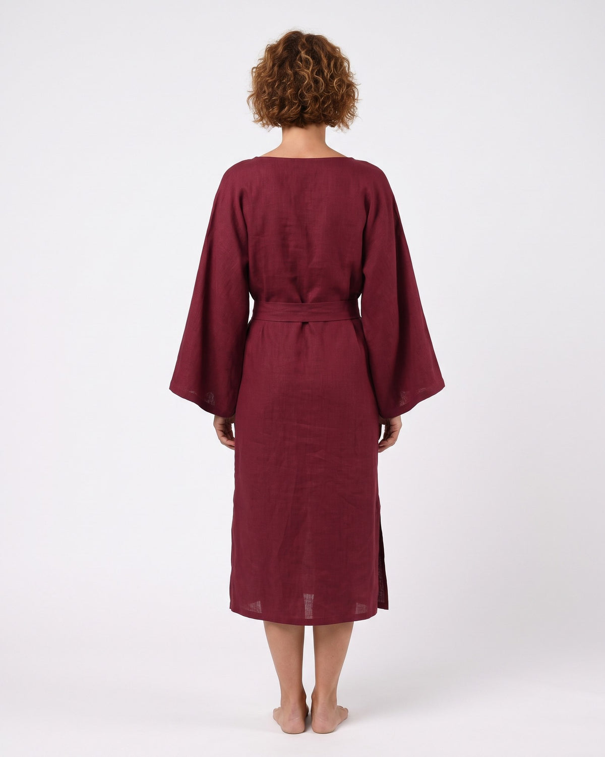 WHISPER – Kleid in Rot, Rückansicht