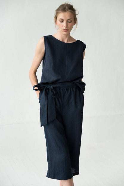 Linen tank top MIX&MATCH